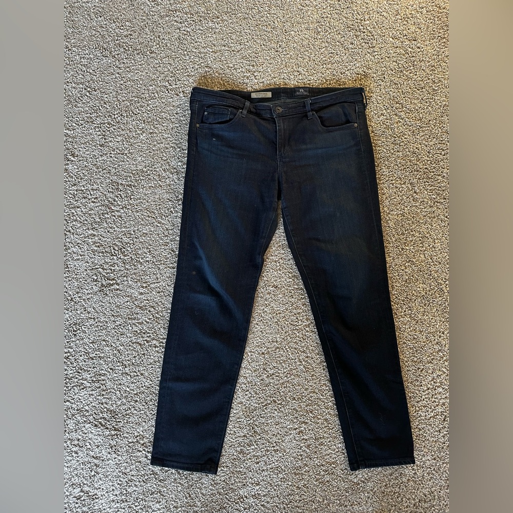 AG Adriano Goldschmied womens jeas size 32 EUC dark wash The Stevie
